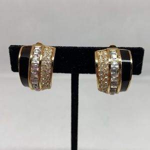 Stunning vintage Christian Dior clip on earrings